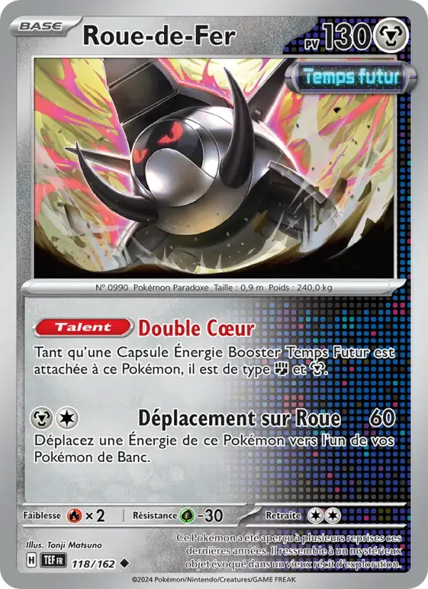 Carte Pokémon Roue-de-Fer #118 — Forces Temporelles