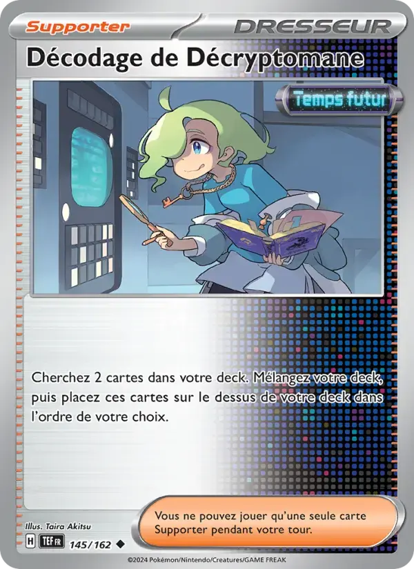 Carte Pokémon Décodage de Décryptomane #145 — Forces Temporelles