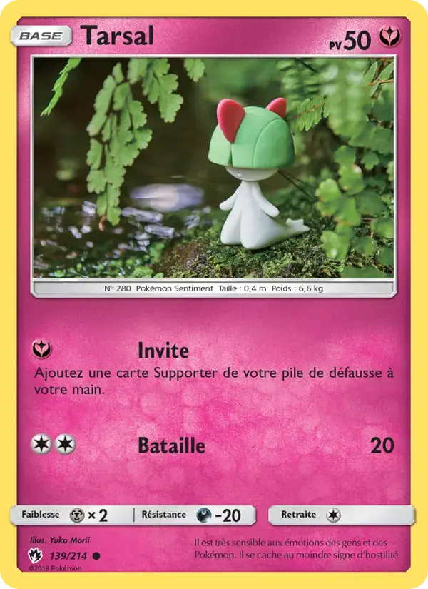 Carte Pokémon Tarsal #139 — Tonnerre Perdu