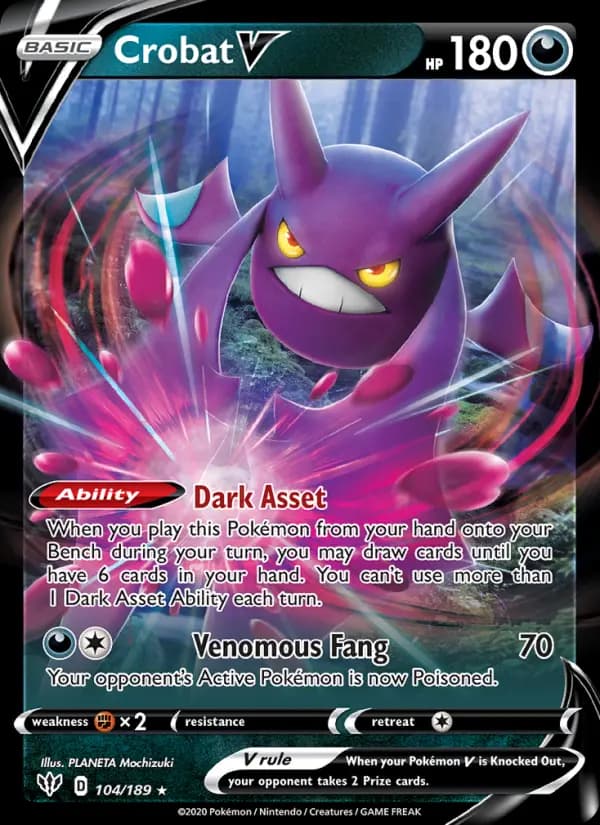 Crobat V #104 — Darkness Ablaze