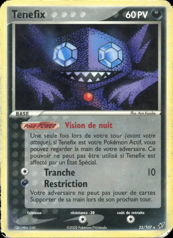 Carte Pokémon Tenefix #23 — Deoxys