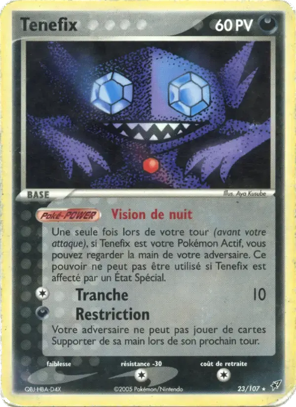 Carte Pokémon Tenefix #23 — Deoxys