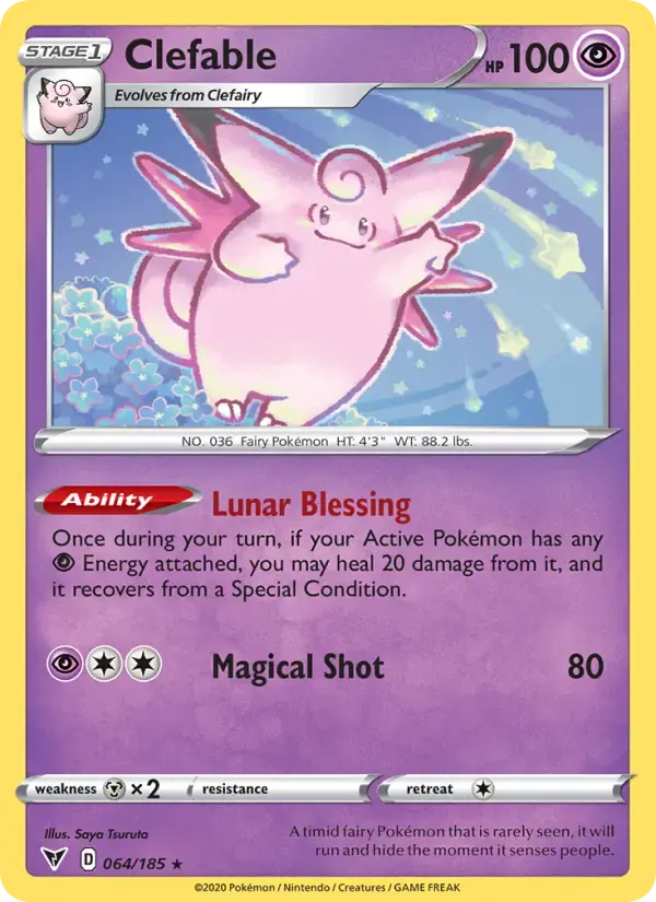 Clefable #64 — Vivid Voltage