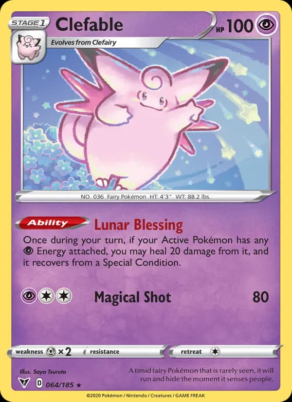 Clefable #64 — Vivid Voltage