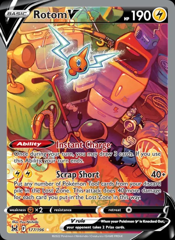 Rotom V #177 — Lost Origin