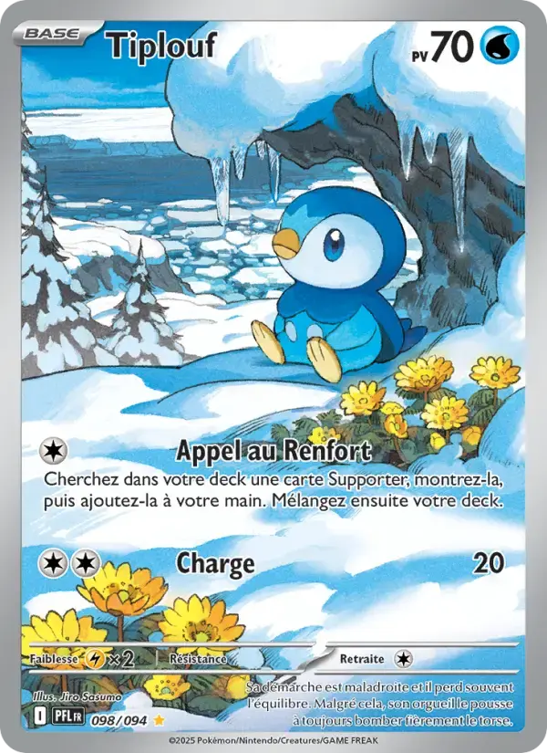 Carte Pokémon Tiplouf #098 — Flammes Fantasmagoriques