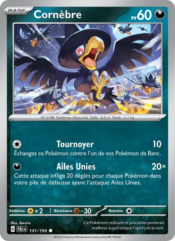 Carte Pokémon Cornèbre #131 — Évolutions à Paldea