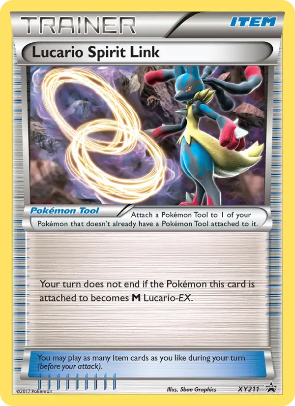 Carte Pokémon Lucario Spirit Link #XY211 — Promos X&Y