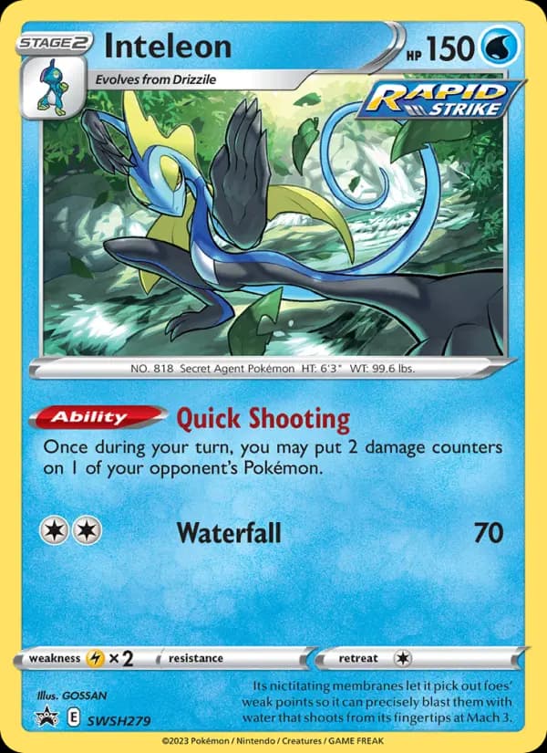 Inteleon #SWSH279 — Sword & Shield Promos