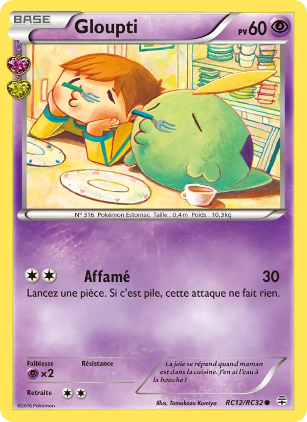 Carte Pokémon Gloupti #RC12 — Générations