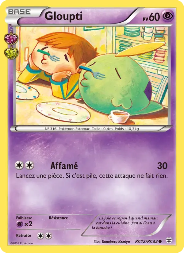 Carte Pokémon Gloupti #RC12 — Générations
