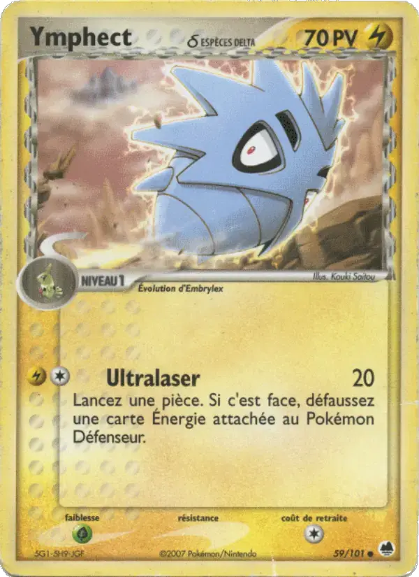 Carte Pokémon Ymphect δ #059 — Île des Dragons