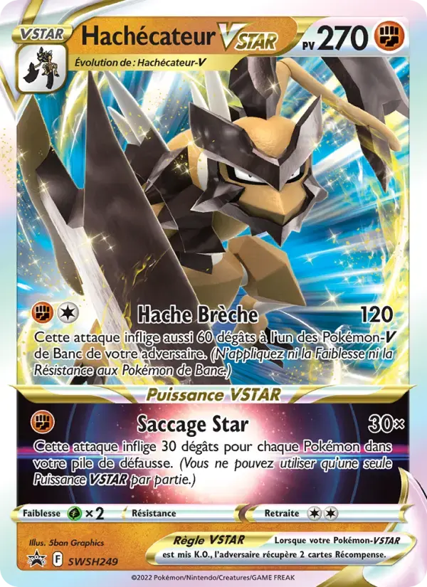 Carte Pokémon Hachécateur VSTAR #SWSH249 — Promos Épée et Bouclier