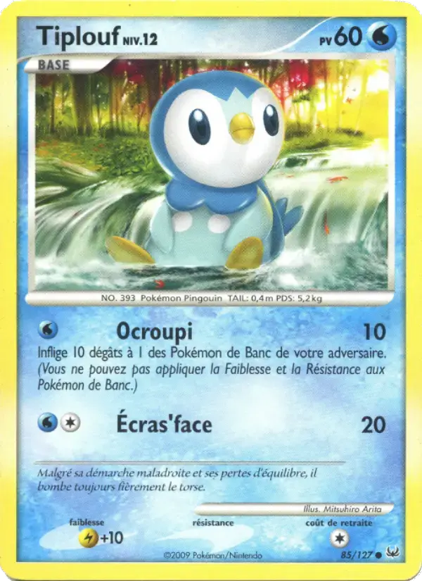 Carte Pokémon Tiplouf #85 — Platine