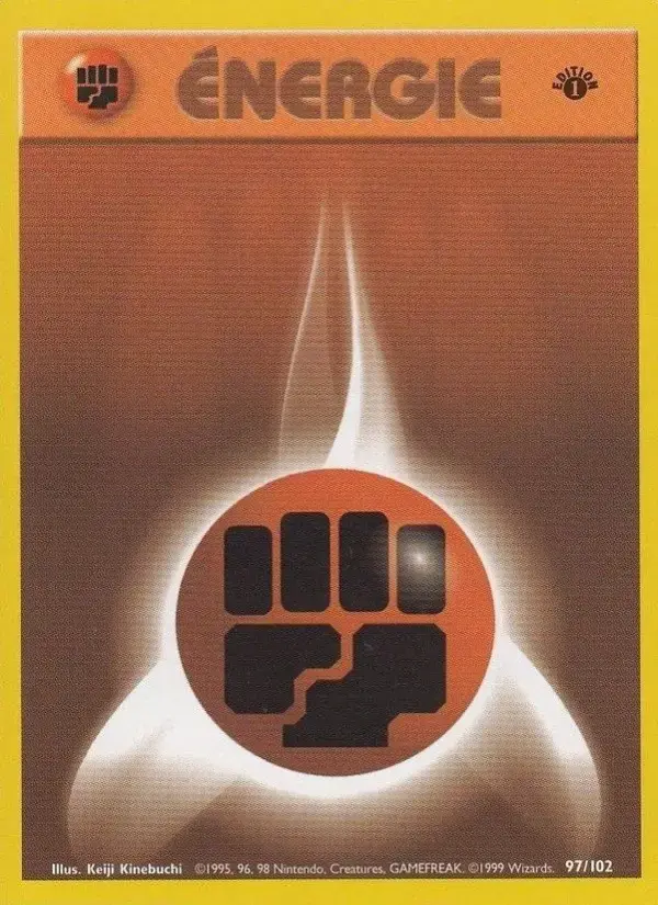 Carte Pokémon Énergie Combat #97 — Set de Base