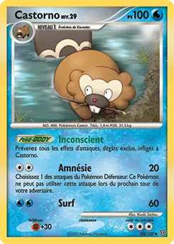 Carte Pokémon Castorno #32 — Tempête