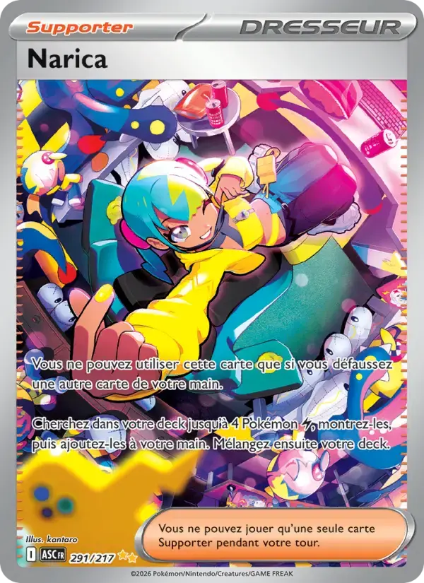 Carte Pokémon Narica #291 — Héros Transcendants