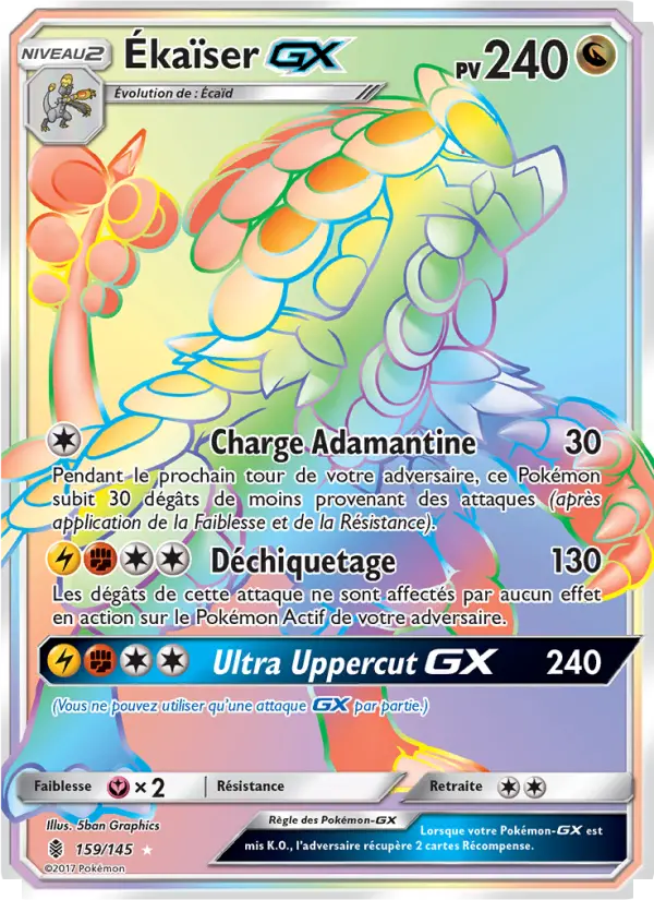 Carte Pokémon Ékaïser GX #159 — Gardiens Ascendants