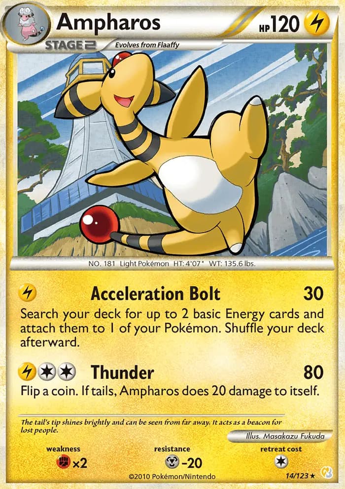 Ampharos #14 — HeartGold SoulSilver