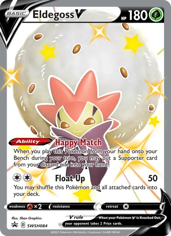 Eldegoss V #SWSH084 — Sword & Shield Promos