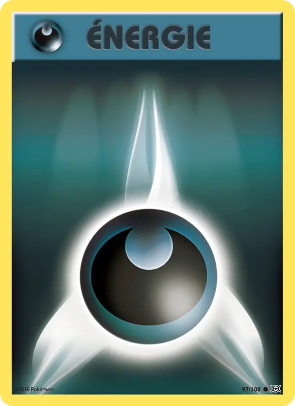 Carte Pokémon Énergie Obscurité #97 — Évolutions XY
