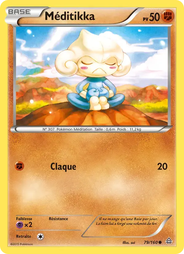 Carte Pokémon Méditikka #79 — Primo-Choc