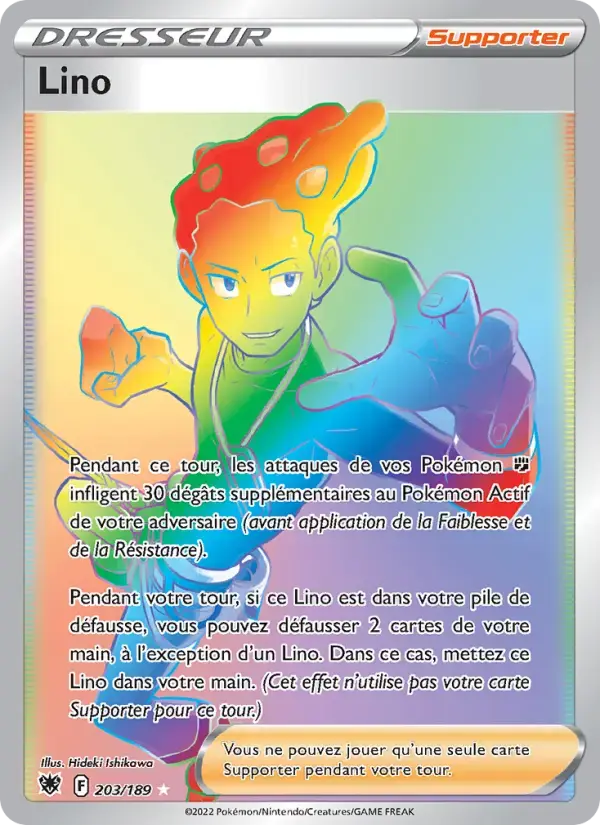 Carte Pokémon Lino #203 — Astres Radieux