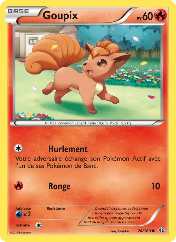 Carte Pokémon Goupix #20 — Primo-Choc