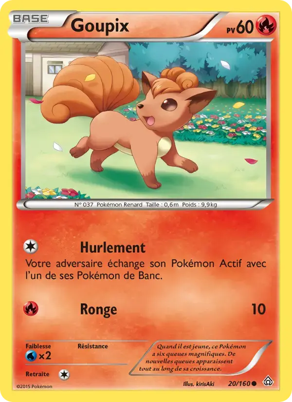Carte Pokémon Goupix #20 — Primo-Choc