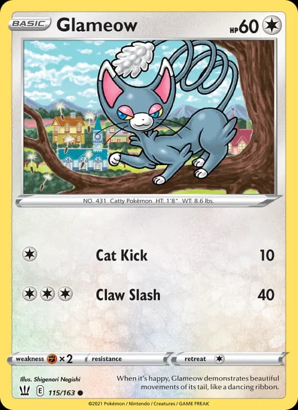 Glameow #115 — Battle Styles
