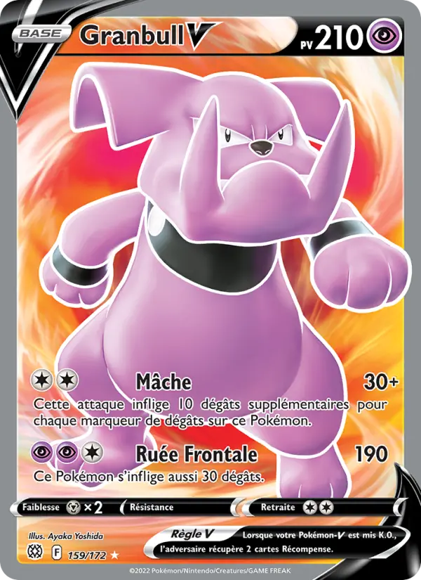 Carte Pokémon Granbull V #159 — Stars Étincelantes