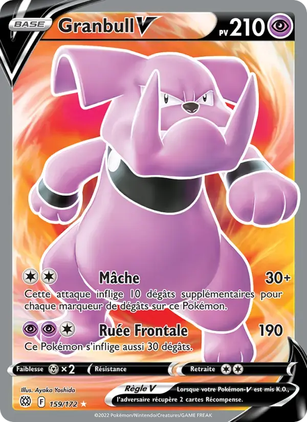 Carte Pokémon Granbull V #159 — Stars Étincelantes