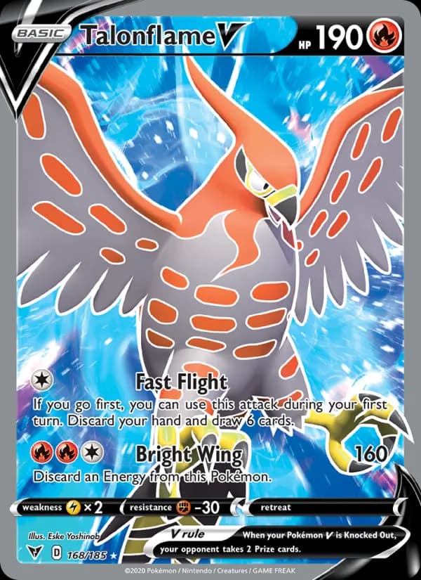 Talonflame V #168 — Vivid Voltage