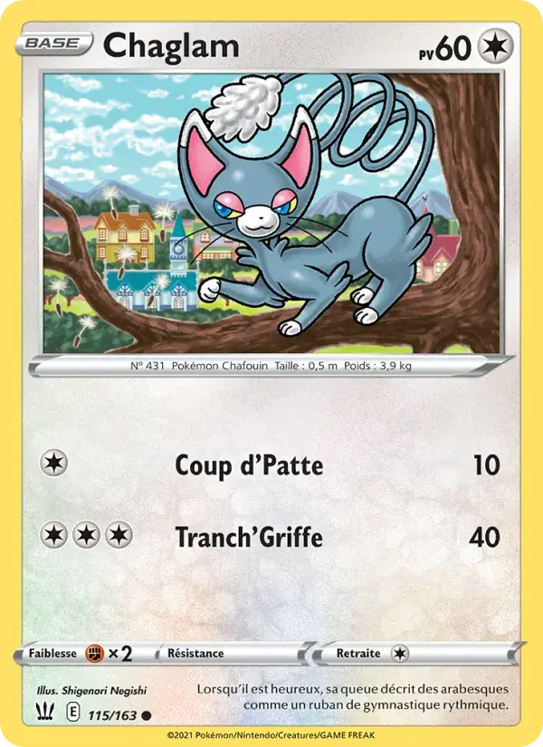 Carte Pokémon Chaglam #115 — Styles de Combat