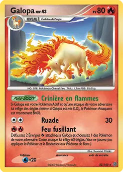 Carte Pokémon Galopa #22 — Tempête