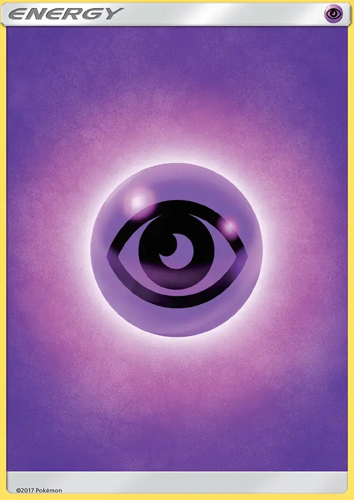 Carte Pokémon Énergie Psy #168 — Soleil et Lune