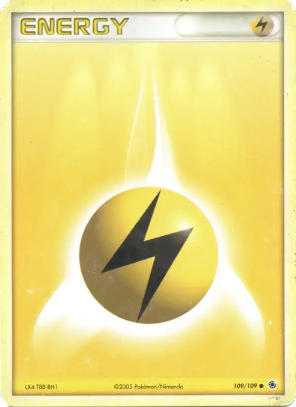 Carte Pokémon Énergie Électrique #109 — Rubis & Saphir
