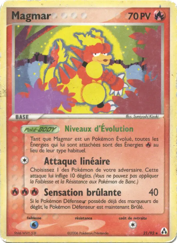 Carte Pokémon Magmar #21 — Créateurs de Légendes
