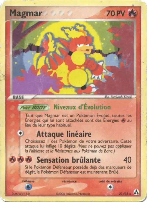 Carte Pokémon Magmar #21 — Créateurs de Légendes