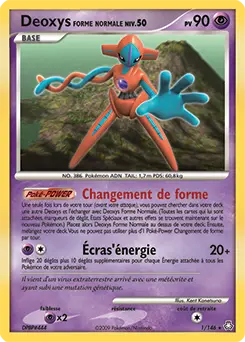Carte Pokémon Deoxys Forme Normale #1 — Éveil des Légendes