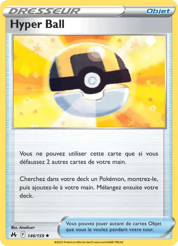 Carte Pokémon Hyper Ball #146 — Zénith Suprême