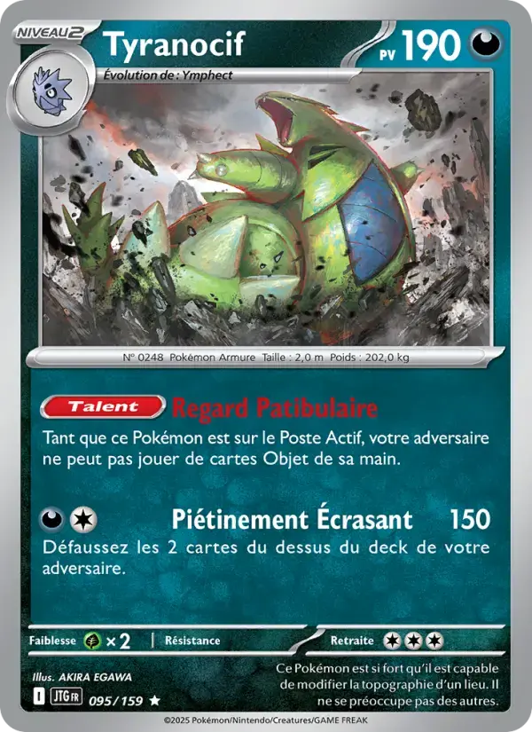 Carte Pokémon Tyranocif #095 — Aventures Ensemble
