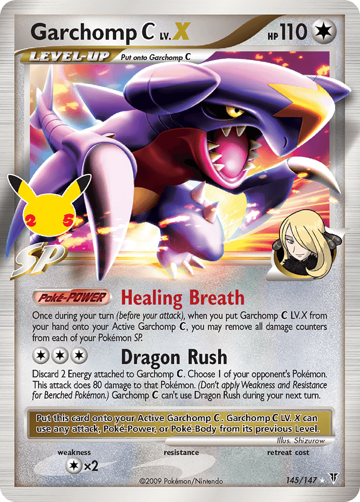 Carte Pokémon Carchacrok C NIV.X #43 — Célébrations