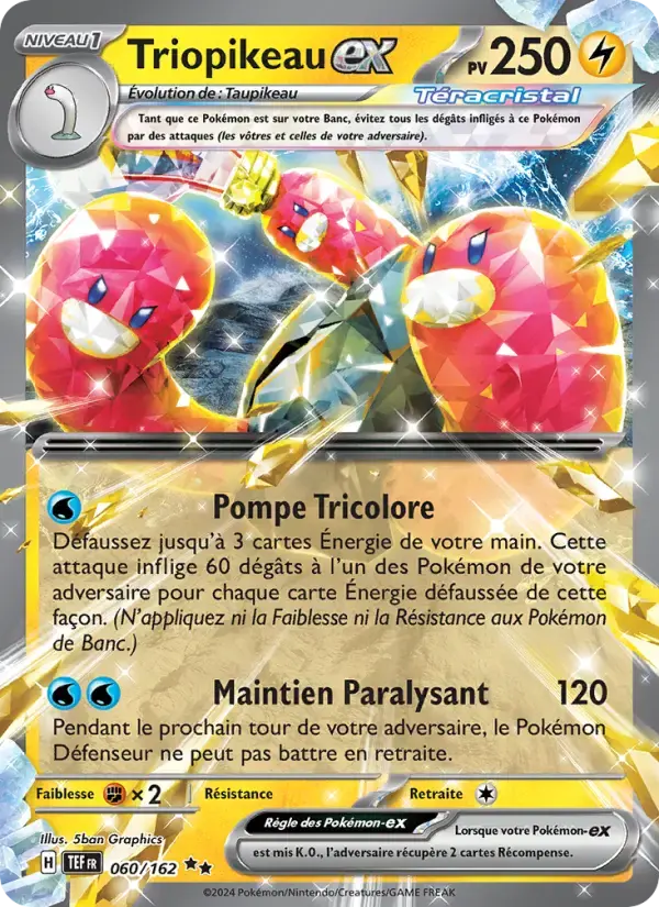 Carte Pokémon Triopikeau-ex #060 — Forces Temporelles