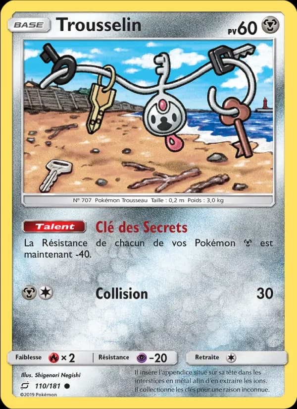Carte Pokémon Trousselin #110 — Duo de Choc