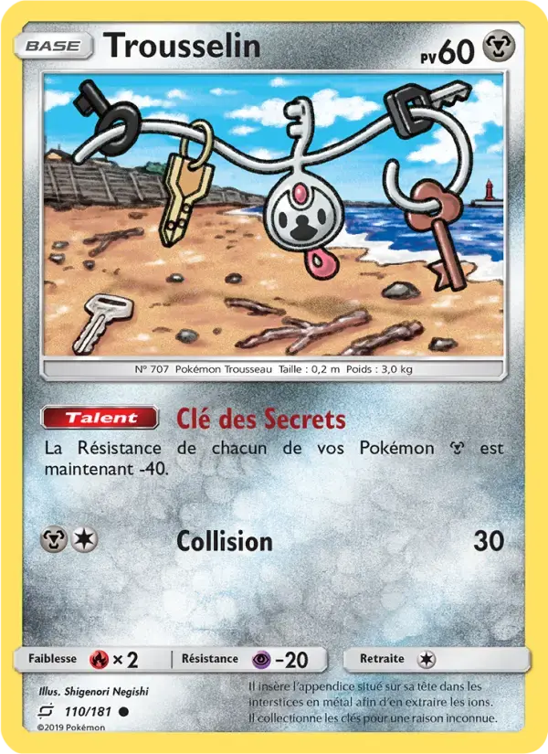 Carte Pokémon Trousselin #110 — Duo de Choc