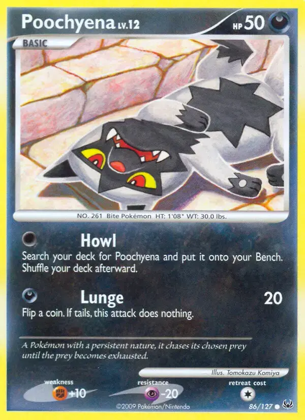 Poochyena #86 — Platinum