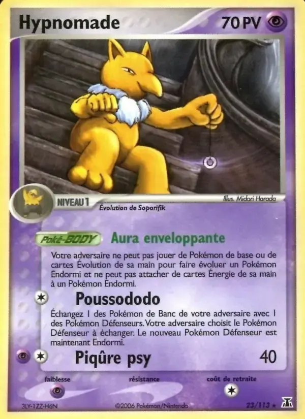 Carte Pokémon Hypnomade #23 — Espèces Delta