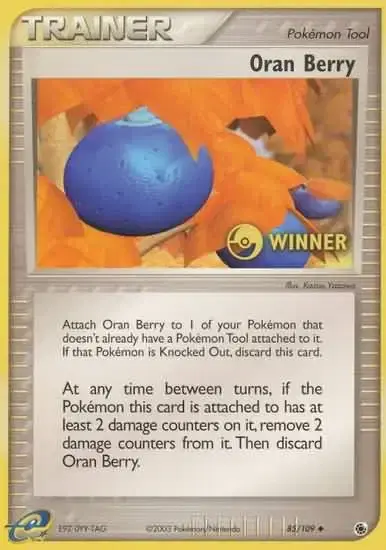 Carte Pokémon Baie Oran #85/109 — Jumbo