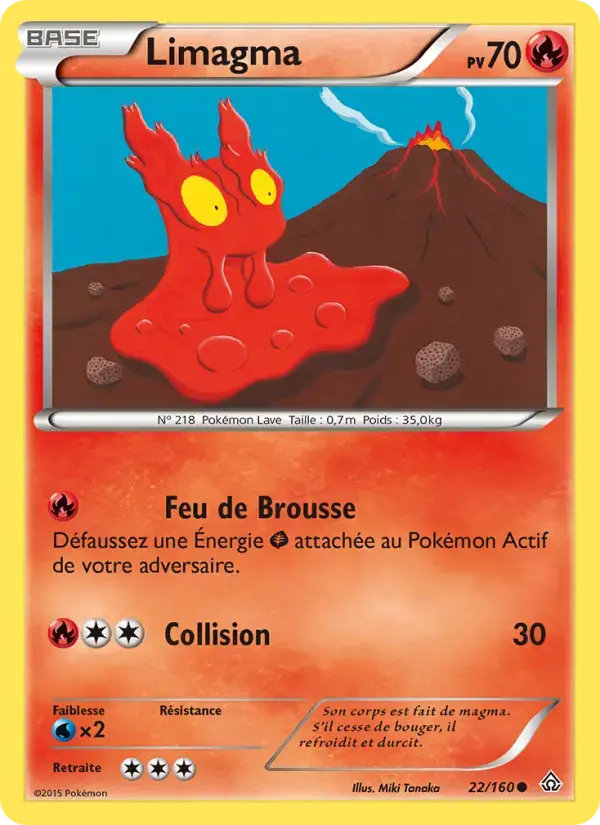 Carte Pokémon Limagma #22 — Primo-Choc